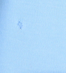 Lands' End Men's Blue Long Sleeve Polo Shirt