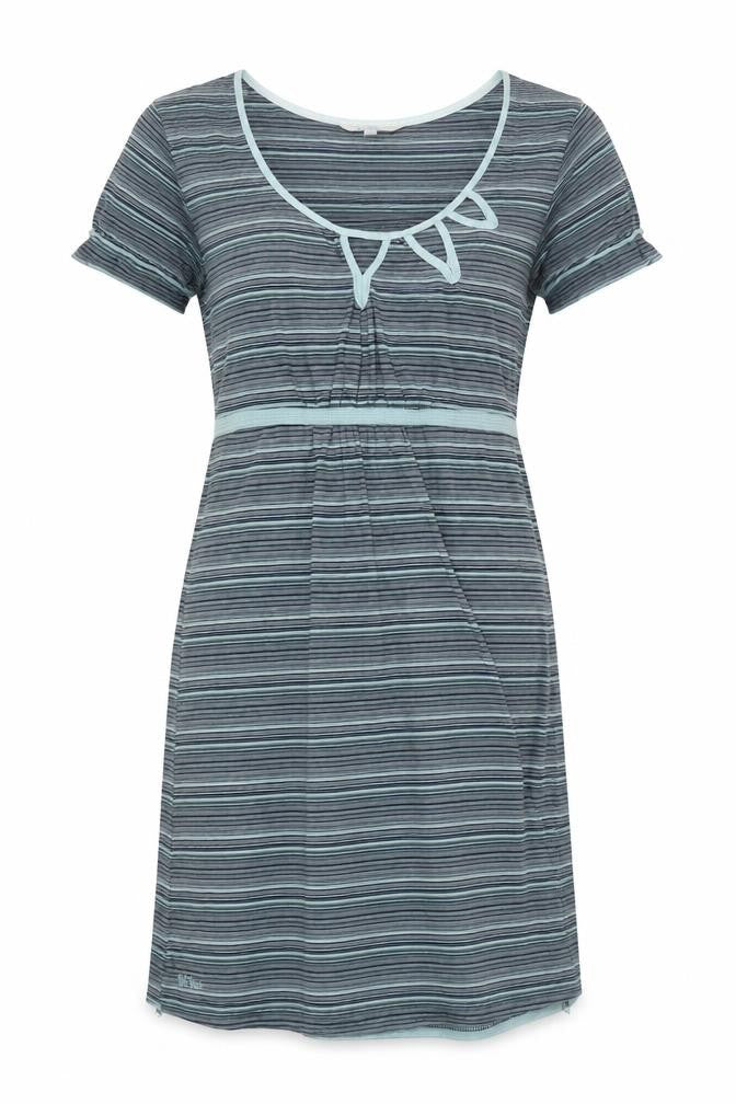 FatFace Women's Blue Striped Scoop Neck Dress Size 10
