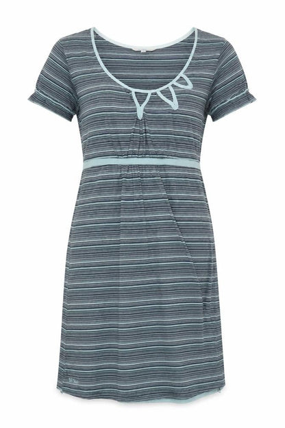 FatFace Women's Blue Striped Scoop Neck Dress Size 10