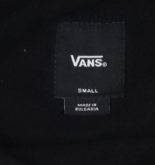 Vans Men's Black S Pullover Hoodie with Logo