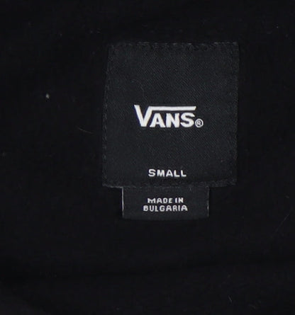 Vans Men's Black S Pullover Hoodie with Logo