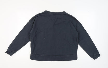 Womens UK Size XL French Connection Black Pullover Sweatshirt