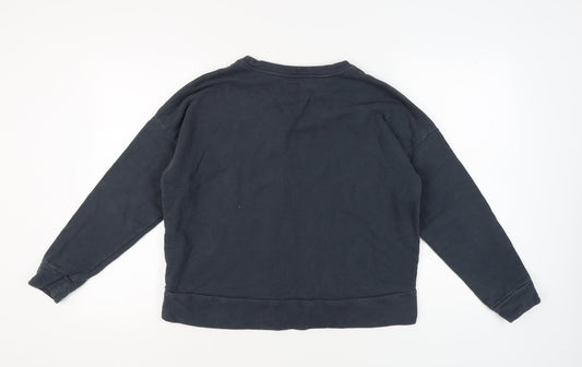 Womens UK Size XL French Connection Black Pullover Sweatshirt