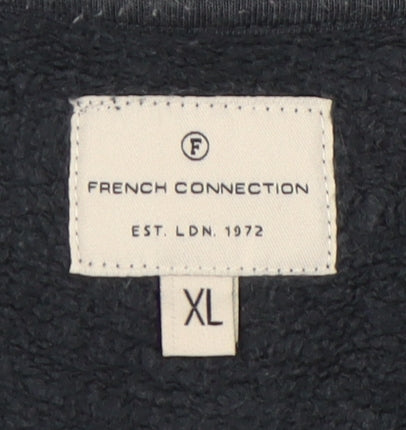 Womens UK Size XL French Connection Black Pullover Sweatshirt