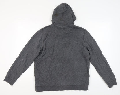 Unisex Adults UK Size L Under armour Grey Pullover Hoodie