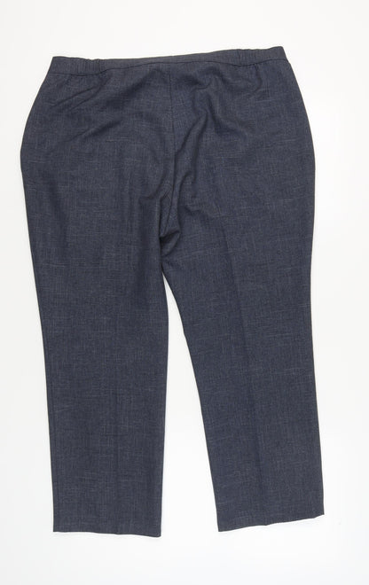 Marks and Spencer Women's Blue Trousers, Size 20