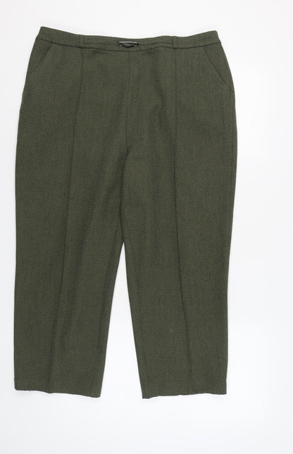 Womens UK Size 20 Honor Millburn   Green Trousers