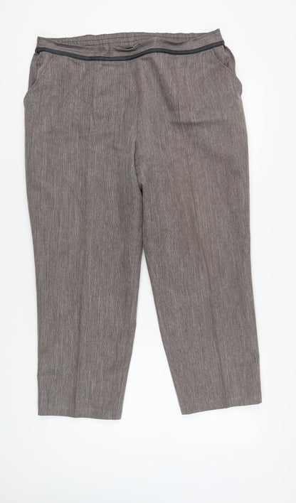 Womens UK Size 20 Marks and Spencer   Grey Trousers