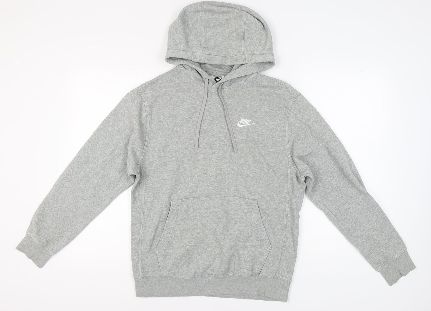 Mens UK Size S Nike Grey Pullover Hoodie