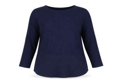 Womens UK Size 12 Warehouse Blue Basic Blouse