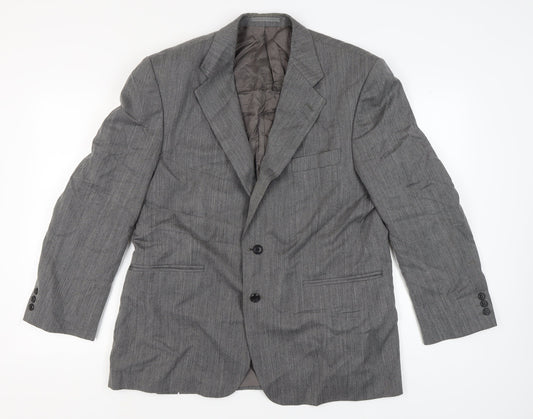Mens UK Size 44 Debenhams Regular Grey Suit Jacket