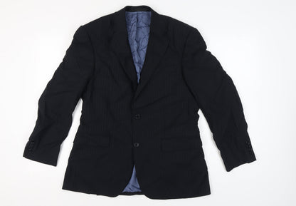 Mens UK Size 38 Marks and Spencer Regular Blue Suit Jacket
