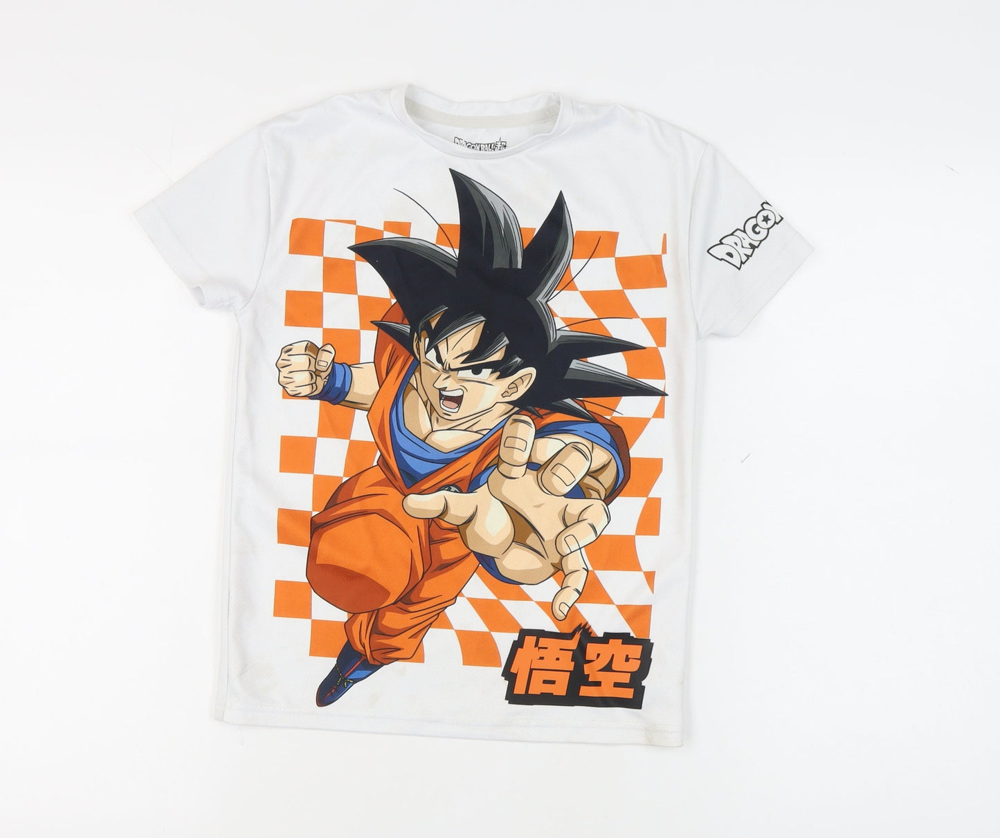 Dragon Ball Super Boys' White Anime T-Shirt, Size 8-9 Years