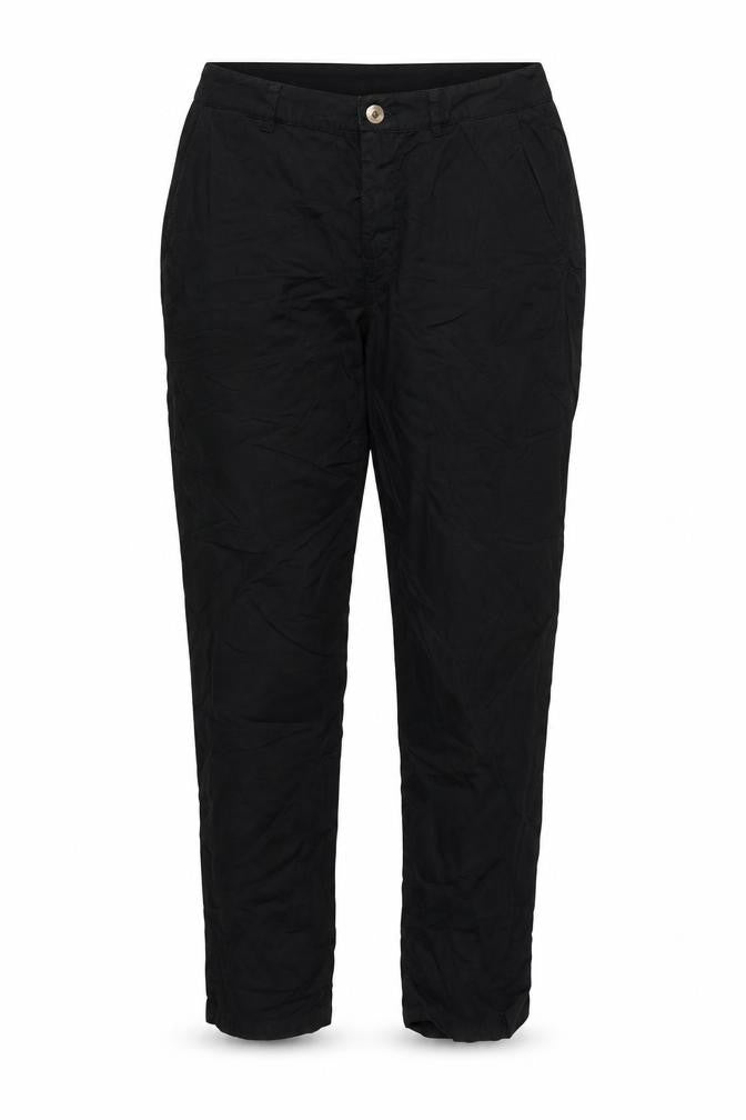 Womens UK Size 10 Zara Basic Regular Fit  Black Trousers