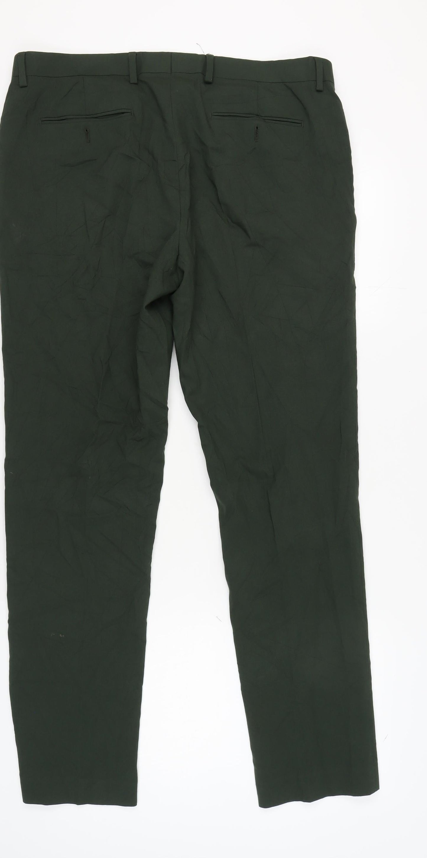 ASOS Men's Green Trousers, L, 36in Waist, 34in Leg