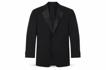 Mens UK Size 40 Marks and Spencer Regular Black Suit Tuxedo