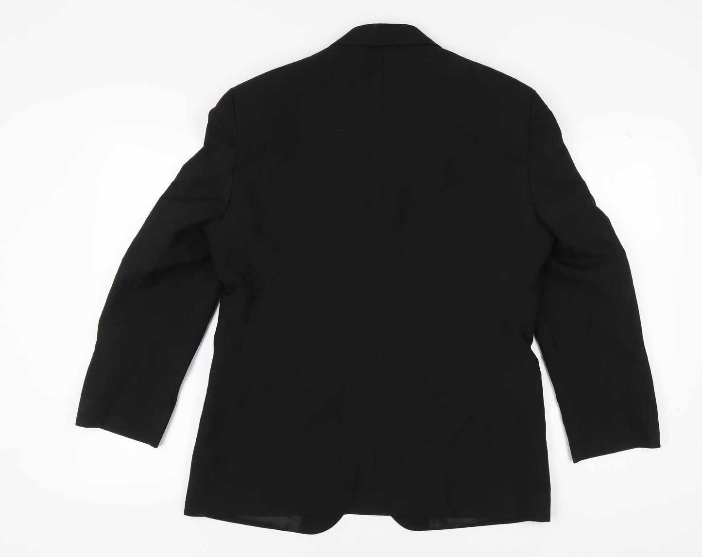 Mens UK Size 40 Marks and Spencer Regular Black Suit Tuxedo