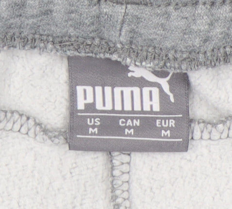 Puma Men's Grey Jogger Trousers Size M