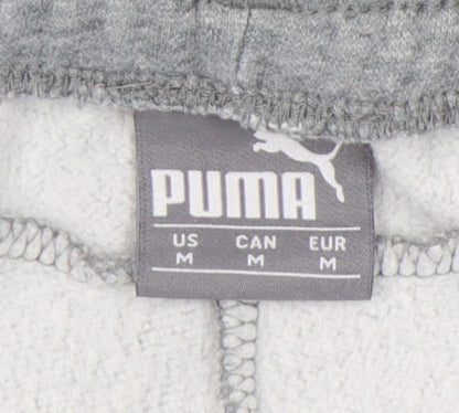 Puma Men's Grey Jogger Trousers Size M