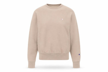 Womens UK Size XS Champion Beige Pullover Sweatshirt