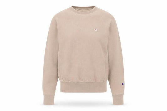 Womens UK Size XS Champion Beige Pullover Sweatshirt