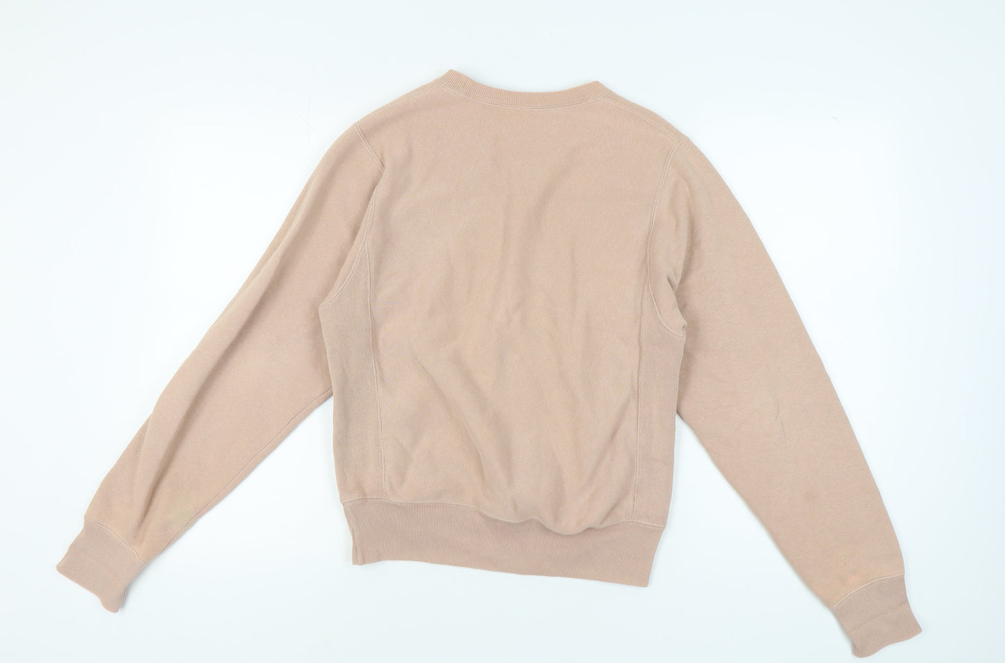 Womens UK Size XS Champion Beige Pullover Sweatshirt