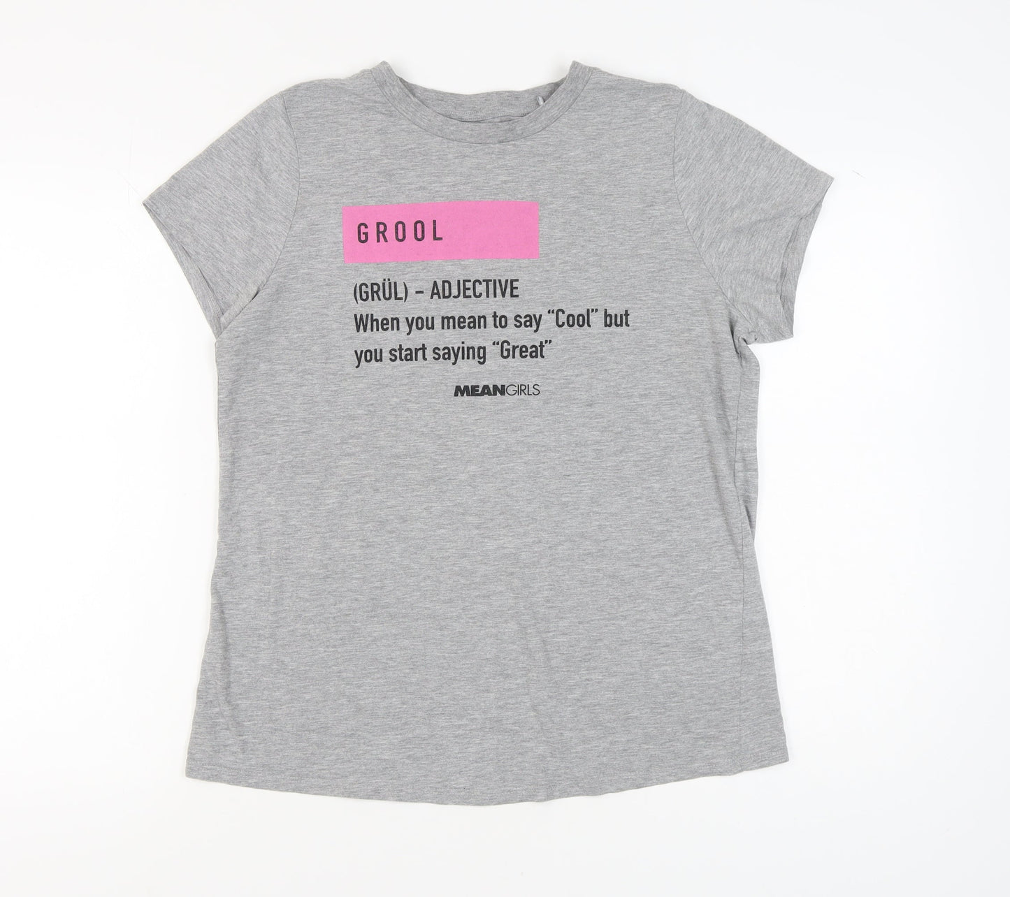 MEAN GIRLS Women's Grey T-Shirt Size 18 Casual