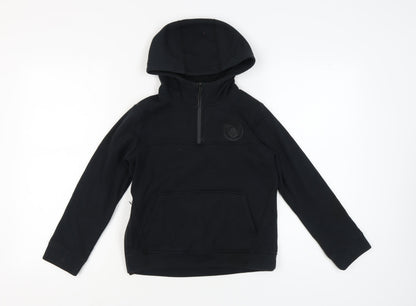 Manchester City Boys Black Hoodie 10-11 Years Football Style