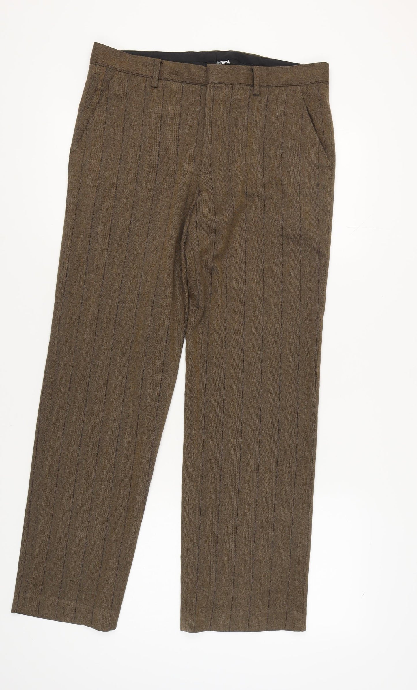 Peter Werth Men's Brown Dress Pants, Size 34