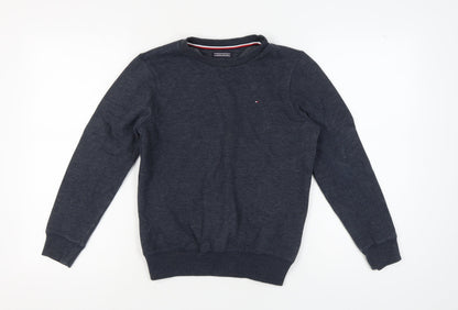 Tommy Hilfiger Boys Blue Pullover Sweatshirt Size 24