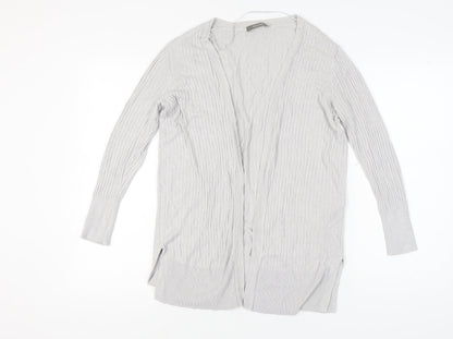 Womens UK Size S Oasis Grey Cardigan Jumper
