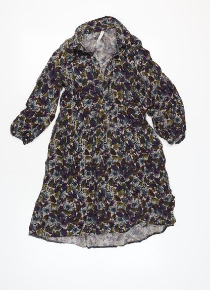 Next Women's Multicoloured Floral Dress Size 12