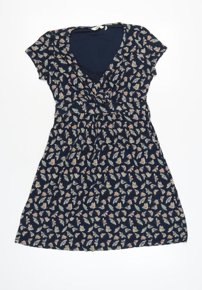 Fat Face Women’s Blue Butterflies A-Line Dress Size 12