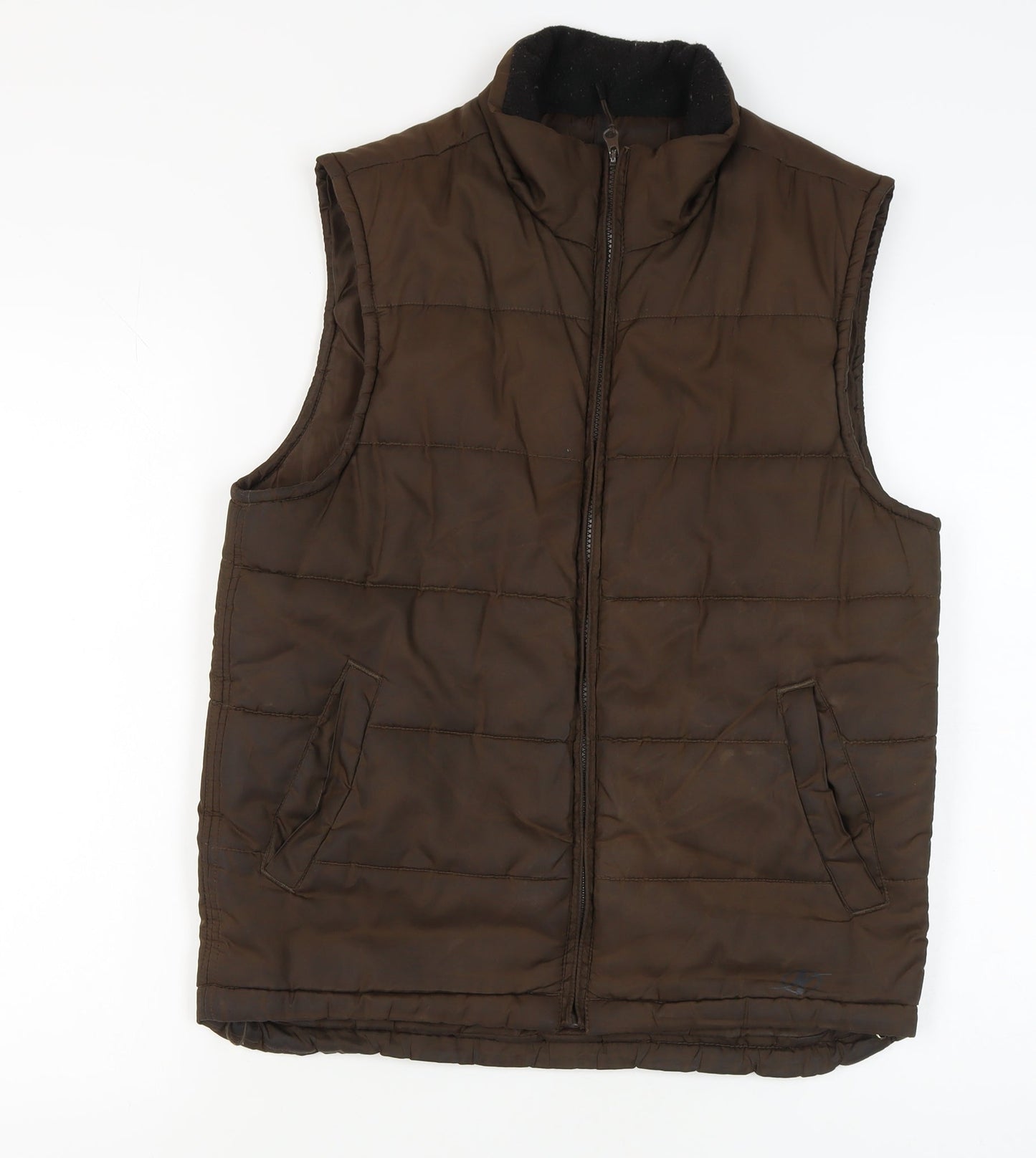 Mens UK Size S NordicTrack Brown Puffer Jacket