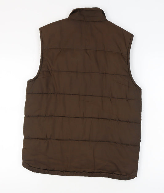 Mens UK Size S NordicTrack Brown Puffer Jacket