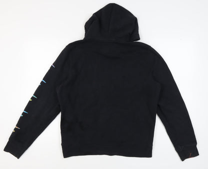Hollister Black Hoodie, Unisex Adults, L, Casual Comfort