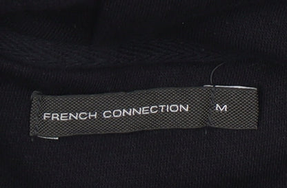 Mens UK Size M French Connection Black Pullover Hoodie