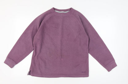Peter Storm Women's Purple Fleece Pullover Sweatshirt Size 14