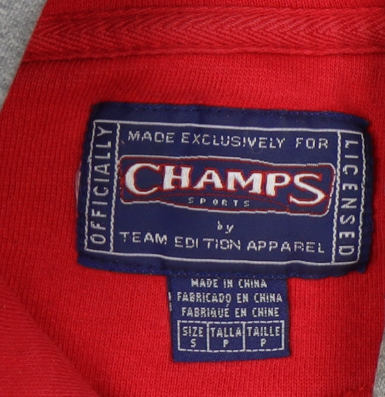 Champs Men's Grey Pullover Hoodie, Small, College Style