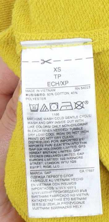 GAP Women’s Yellow XS Pullover Sweatshirt