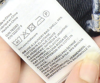 H&M Women's Blue Cut-Off Denim Shorts Size 6