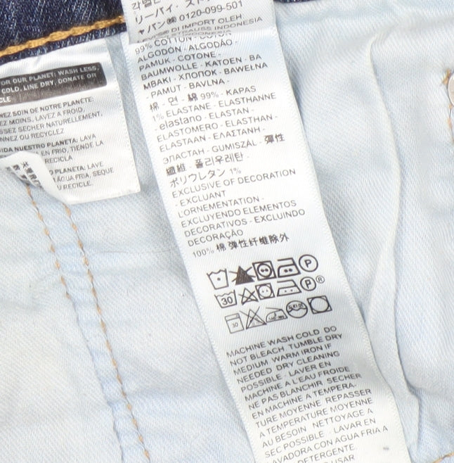 Levi's Men's Blue 501 Straight Jeans, Size 34