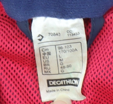 Decathlon Unisex Blue Windbreaker Jacket M