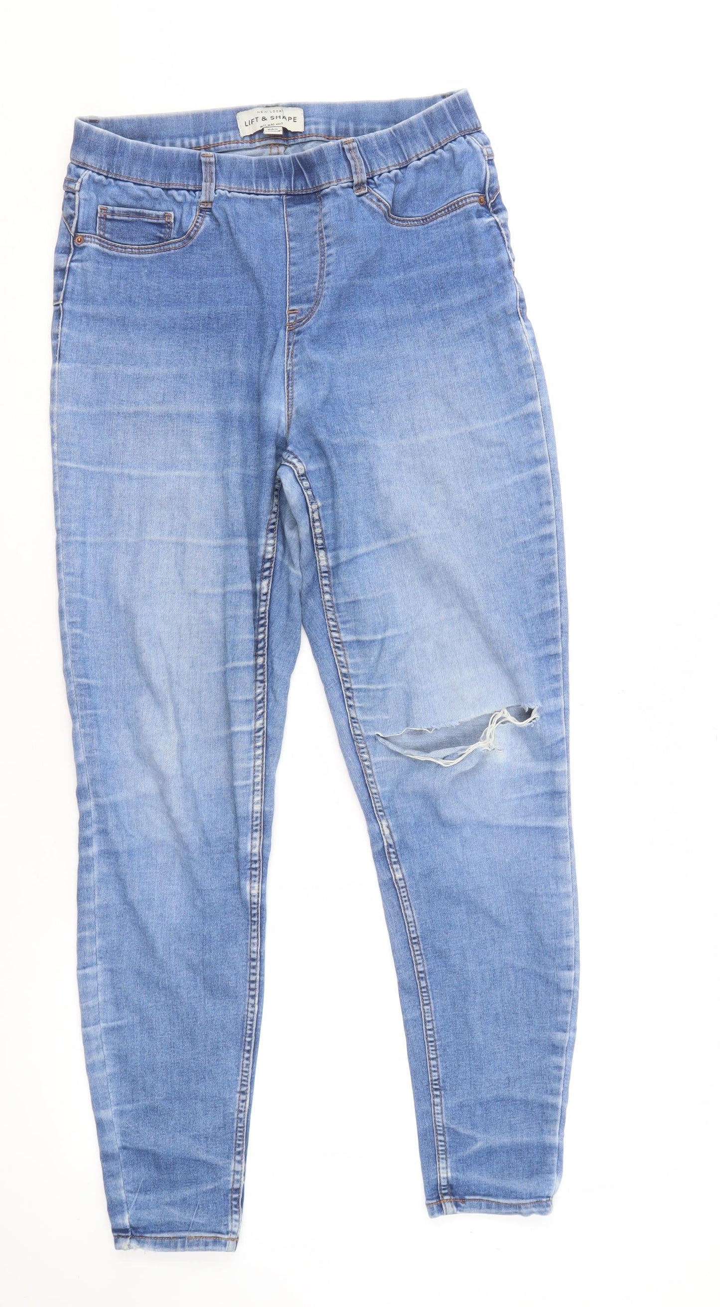 New Look Women's Blue Skinny Jeans Size 12