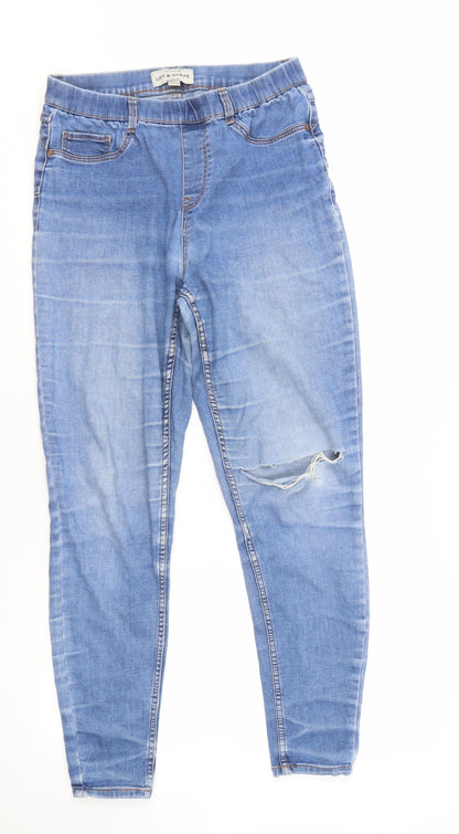 New Look Women's Blue Skinny Jeans Size 12