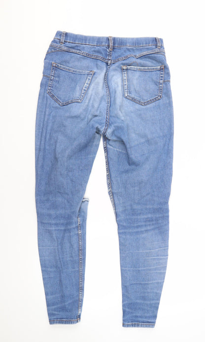 New Look Women's Blue Skinny Jeans Size 12