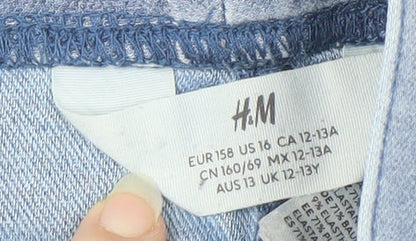 Womens UK Size 13 H&M  Wide-Leg Blue Jeans