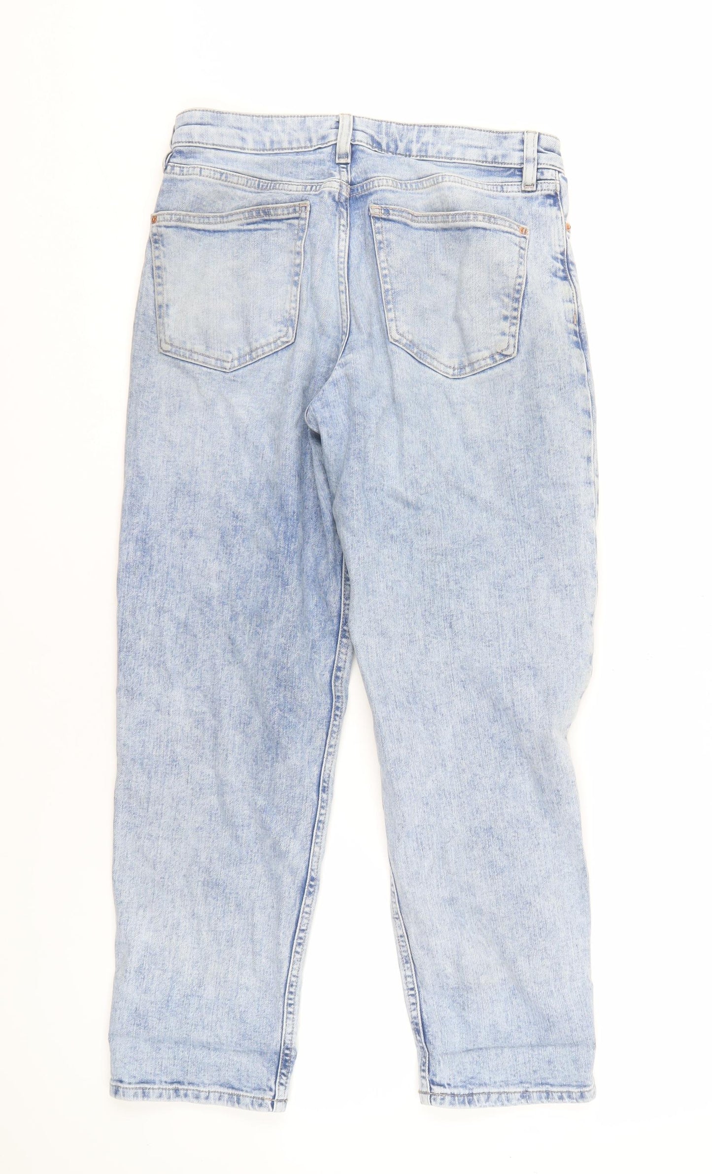 Womens UK Size 10 Marks and Spencer  Boyfriend Blue Jeans