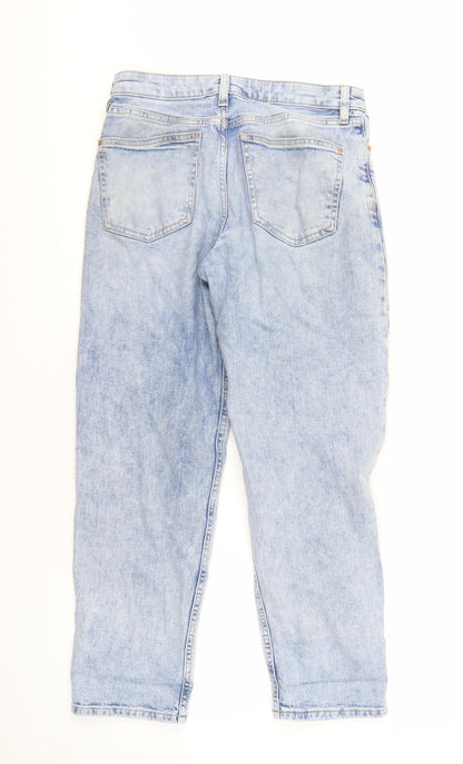 Womens UK Size 10 Marks and Spencer  Boyfriend Blue Jeans