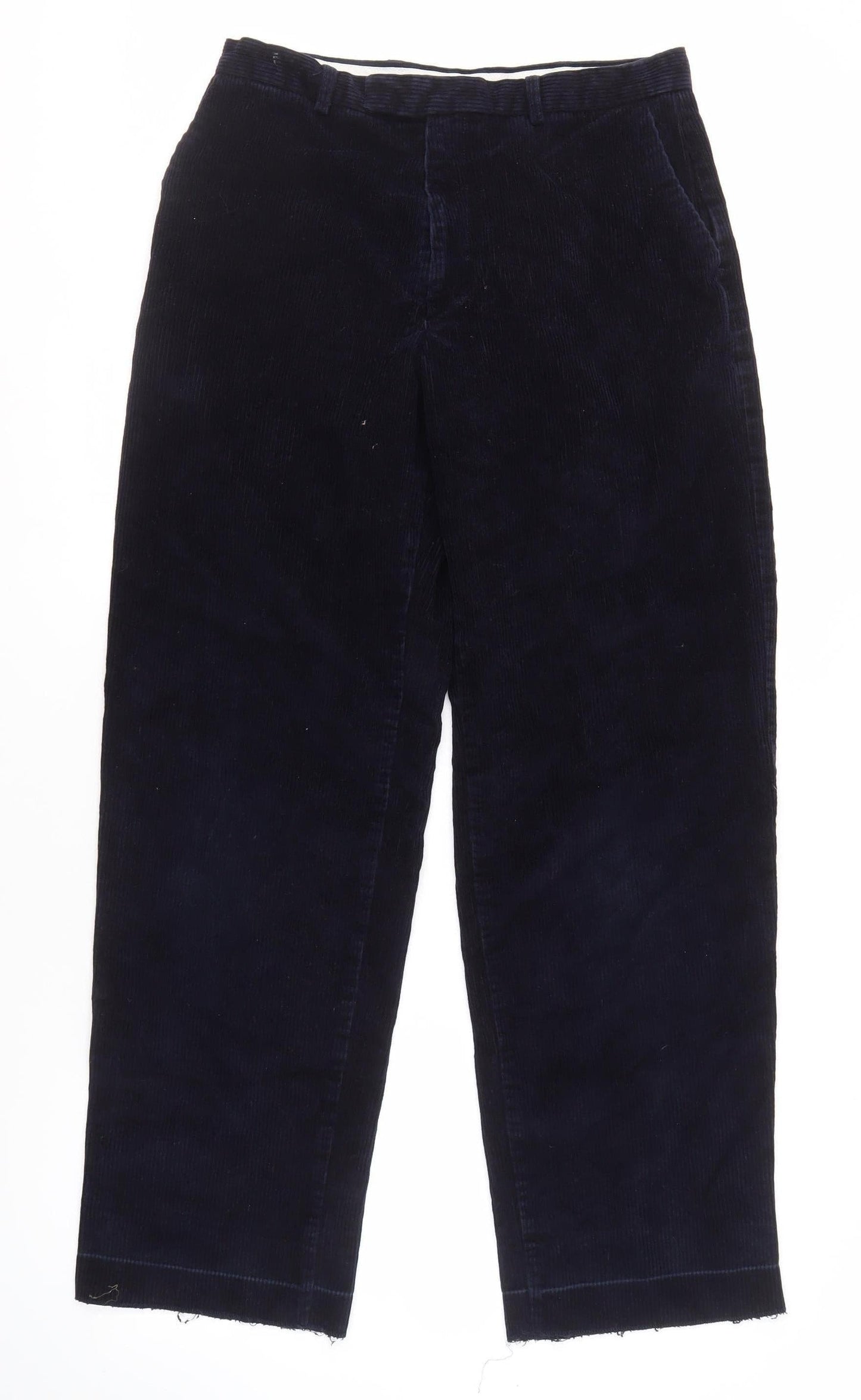 Glengarnock Men's Blue Corduroy Trousers 34W 32L